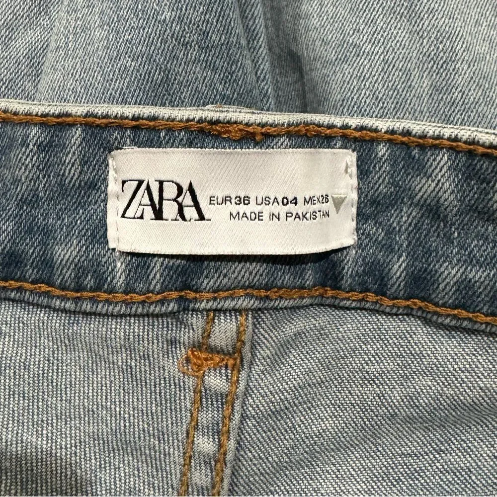 Zara Blue Slim Fit Skinny High Waisted Jeans Women’s 4